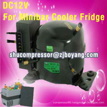 DC 12v compressor for Transportable refrigerator carrier freezer Mobile cooler fridge Beverage Cooling